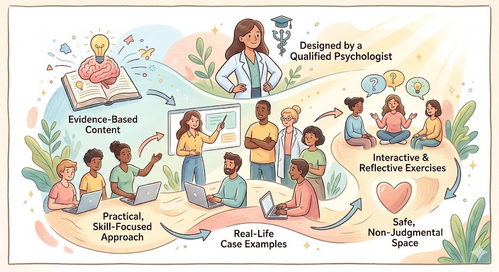 People learning illustration